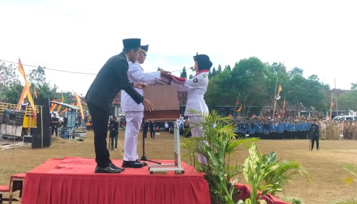 Masyarakat Semin Antusias Ikuti Upacara Kemerdekaan RI ke 78