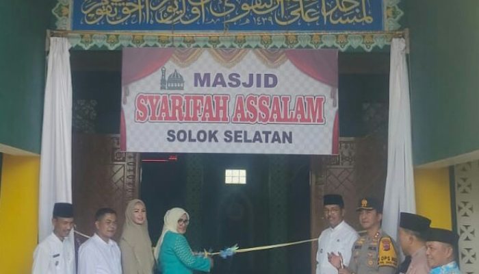 Warga Gunungkidul Ini Bangun Masjid 5,5 Milyar di Sumbar