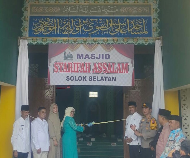 Warga Gunungkidul Ini Bangun Masjid 5,5 Milyar di Sumbar