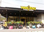 Pringati Hari Pahlawan, Waroeng Stake and Shake Gelar Lomba Mewarnai dan Launcing Tempat Baru