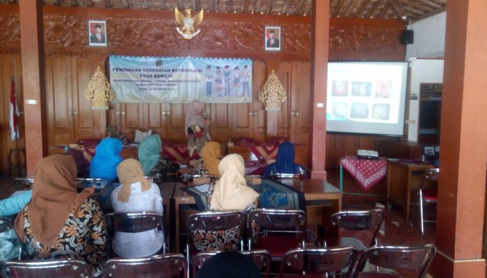 Perduli Kesehatan Remaja, Kalurahan Semanu Gelar Pelatihan