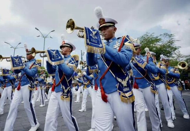 Passing In Parade di Gelar Sambut 149 Taruna AAU Baru