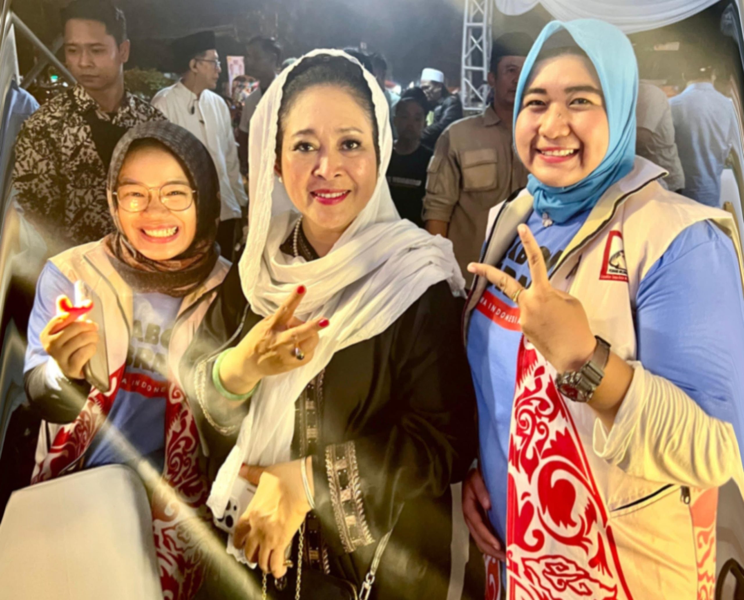 Kehadiran Titiek Soeharto di Konser Indonesia Maju Disambut Antusias Masyarakat DI. Yogyakarta