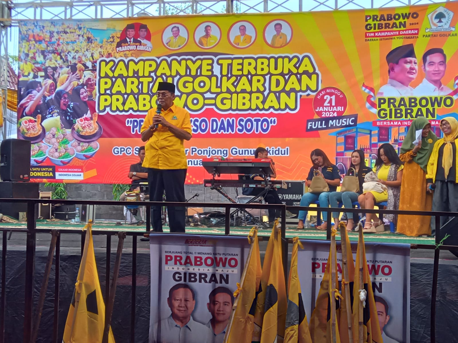 Gandung Pardiman Ajak Simpatisan Menangkan Golkar dan Prabowo-Gibran