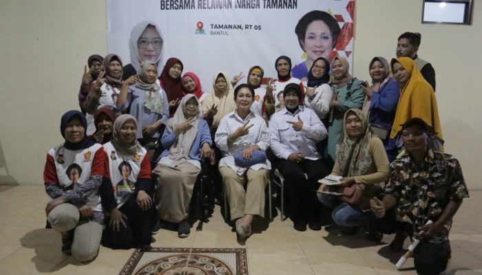 Dukungan Warga Tamanan untuk Prabowo Semakin Kuat, Titiek Soeharto Yakin Prabowo Unggul di Bantul