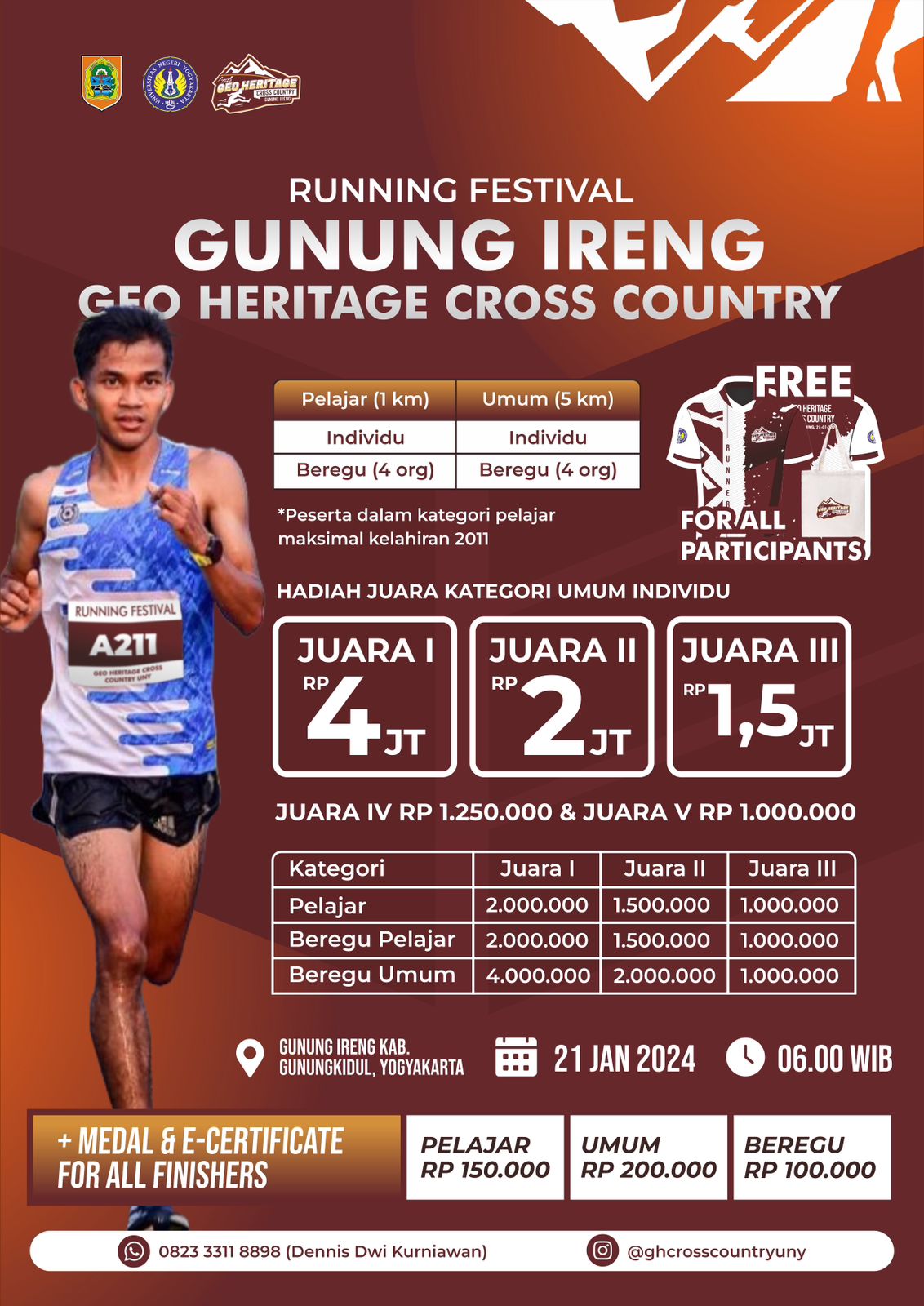 Event Tahunan Gunung Ireng Croos Country di Gelar Kembali