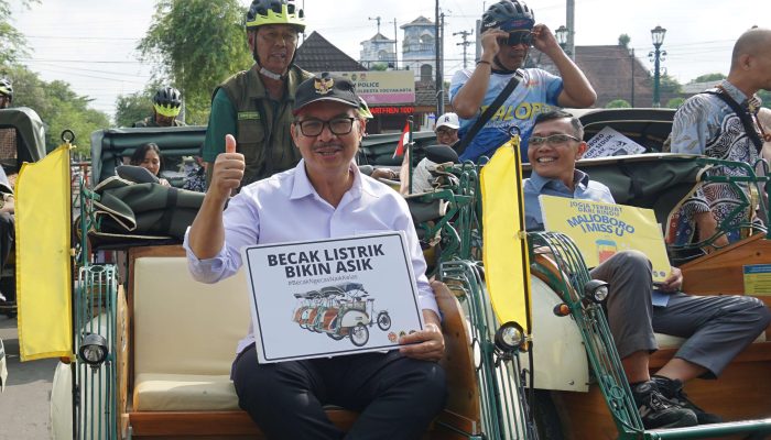 Kampanye Becak Listrik di Malioboro Diluncurkan!