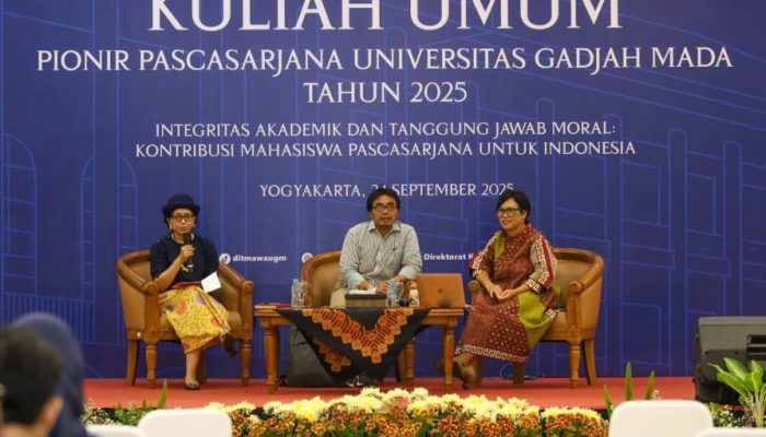 5.763 Mahasiswa Baru Pascasarjana UGM Ikut Kuliah Umum PIONIR Bertema Integritas & Moral