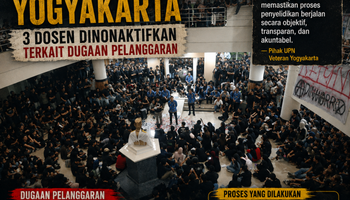 Skandal Kekerasan Seksual di UPN Veteran Yogyakarta: 3 Dosen Resmi Dinonaktifkan, Belasan Korban Angkat Bicara