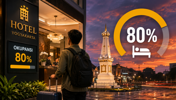Libur Idul Adha Belum Dongkrak Penuh Hotel Jogja, Okupansi Baru Sentuh 80 Persen