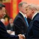 Momen Langka Trump Sambut Xi Jinping di Landasan, Jelang KTT AS-China